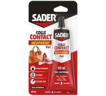 Colle contact néoprène multi-usages - gel - transparent -  125 mL