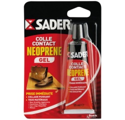 Colle contact néoprène multi-usages gel transparent 55 ml