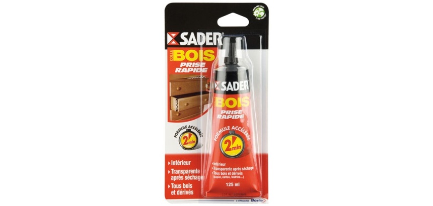Colle bois rapide - tube - 125 mL