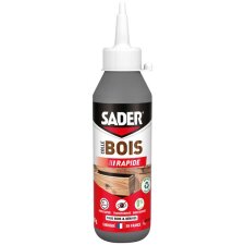 Colle à bois prise rapide Sader - Flacon de 100 g