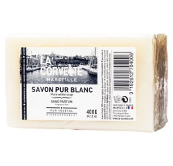 Savon pur blanc - huiles végétales - 400 g