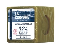Cube de savon de Marseille - olive - 500 g - sous film