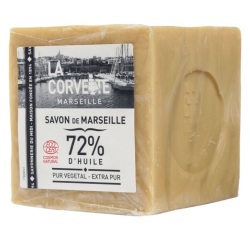 Cube de savon de Marseille - extra pur - 500 g - sous film