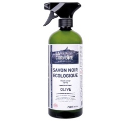 Savon noir - huile d'olive - prêt à l'emploi - en spray - 750 mL
