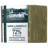 Savon de Marseille 72% d'huiles végétales - Olive - Cube 200 g