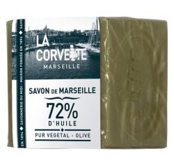 Savon de Marseille - Olive - 72% d'huiles végétales - cube - 200 g