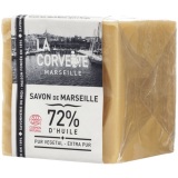 Savon de Marseille 72% d'huiles végétales - Extra Pur - Cube  200 g