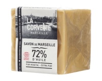Savon de Marseille - Extra pur - 72% d'huiles végétales - cube - 200 g