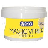 Mastic vitrier à l'huile de lin - 500 g - beige