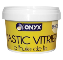 Mastic vitrier à l'huile de lin - 500 g - beige