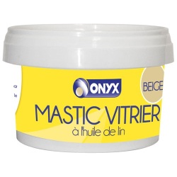 Mastic vitrier à l'huile de lin - 500 g - beige
