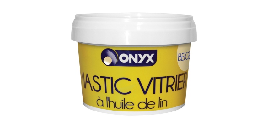 Mastic vitrier à l'huile de lin - 500 g - beige