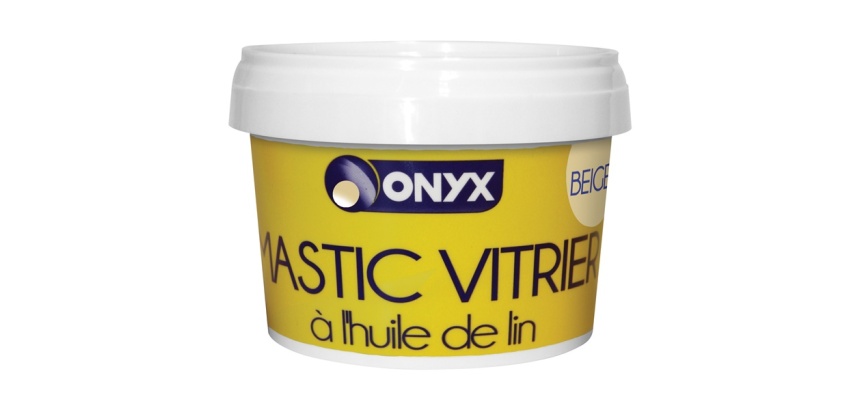 Mastic vitrier à l'huile de lin - 500 g - beige