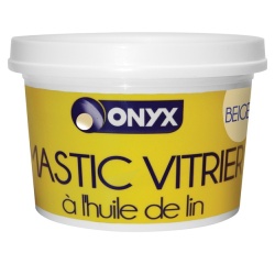 Mastic vitrier à l'huile de lin - 1 Kg - beige