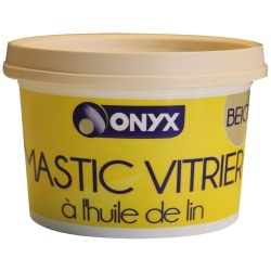 Mastic vitrier à l'huile de lin - 1 Kg - beige