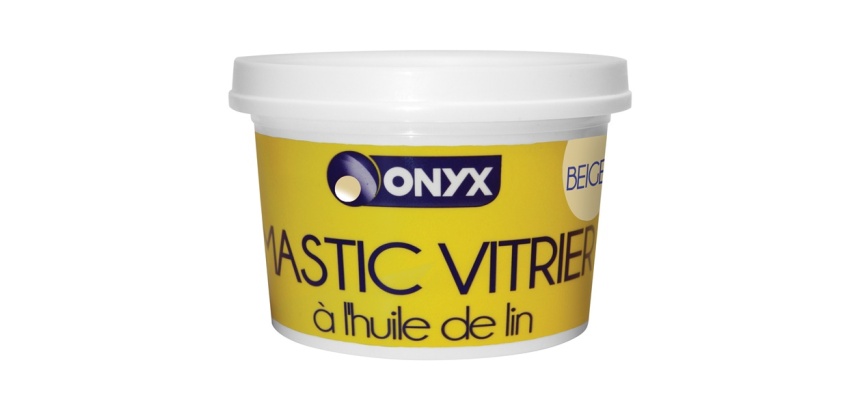 Mastic vitrier à l'huile de lin - 1 Kg - beige