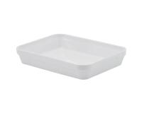 Plat rectangulaire 40 x 29,5 cm Blanc - Londres