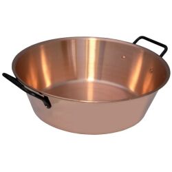 Bassine à confiture 40 cm Cuivre