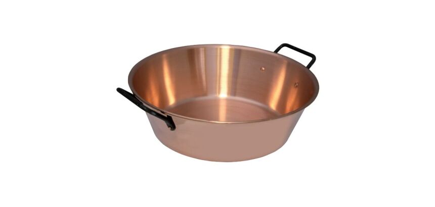 Bassine à confiture 40 cm Cuivre