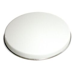 Cache-plaque 16 cm émail Blanc