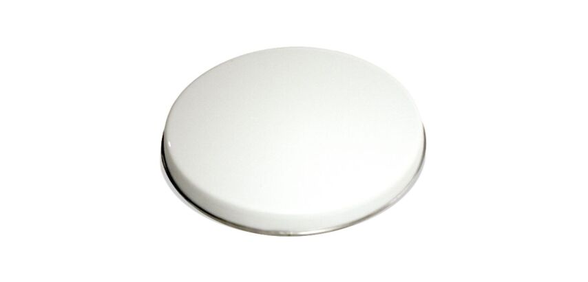 Cache-plaque 16 cm émail Blanc