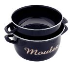 Marmite à moules 24 cm Noire
