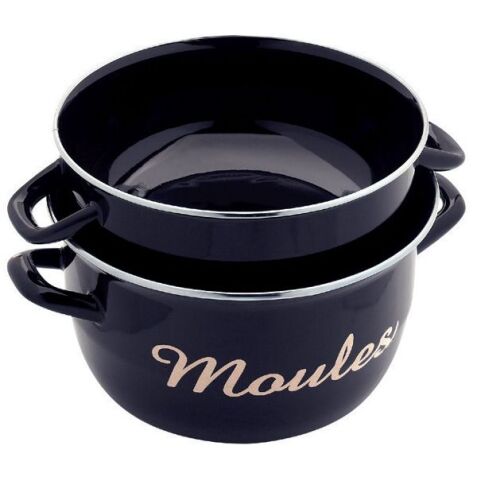 Marmite à moules 24 cm Noire