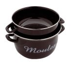 Marmite à moules 18 cm Noire