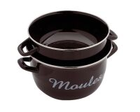 Marmite à moules 18 cm Noire