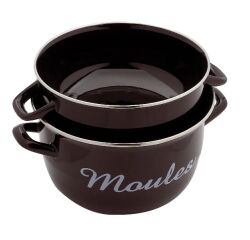 Marmite à moules 18 cm Noire