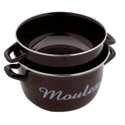 Marmite à moules 18 cm Noire