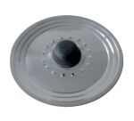 Couvercle inox avec trou vapeur - Diamètre 22/26 cm