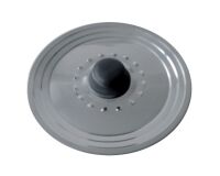 Couvercle inox avec trou vapeur - Diamètre 28/32 cm