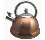 Bouilloire inox Cuivré 3 L à sifflet