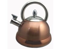 Bouilloire inox Cuivré 3 L à sifflet