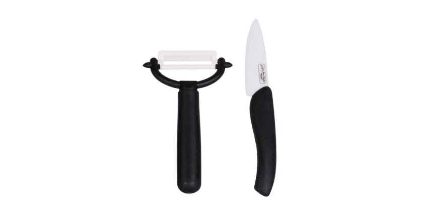Set Couteau Office 8 cm + Éplucheur - Céramic