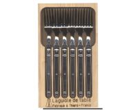 Coffret 6 fourchettes - Laguiole Inox