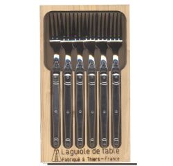 Coffret 6 fourchettes - Laguiole Inox