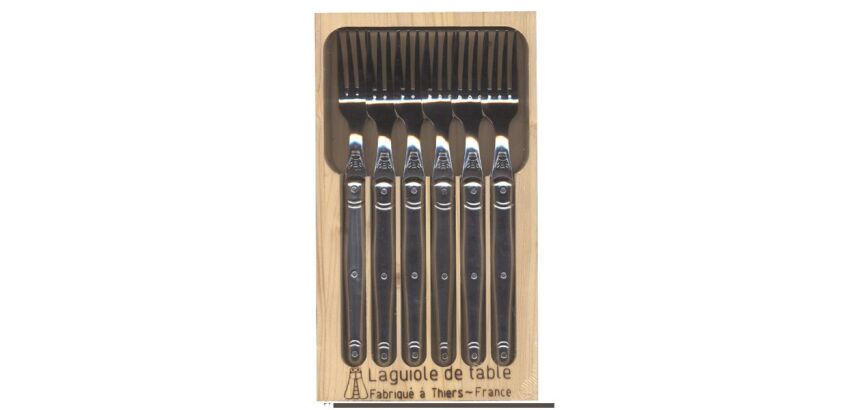 Coffret 6 fourchettes - Laguiole Inox