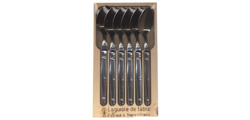 Coffret 6 cuillères de table - Laguiole Inox