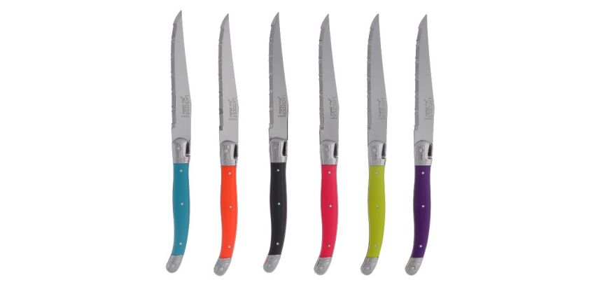 Coffret de 6 couteaux à steak - Laguiole Tonic Mix