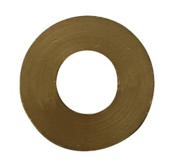 Bague de paumelle - Ext D11 - Int D6.1 - ép.1.75 mm - laiton - lot de 6