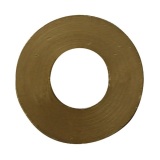 Bague de paumelle - Ext D13.2 - Int D7 - ép.2 mm - laiton - lot de 6