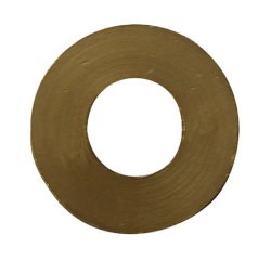 Bague de paumelle - Ext D13.2 - Int D7 - ép.2 mm - laiton - lot de 6