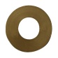 Bague de paumelle - Ext D13.2 - Int D7 - ép.2 mm - laiton - lot de 6