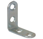 Equerre chaise têtes rondes - zingué blanc - 15 x 2 x 30 mm - sachet de 25