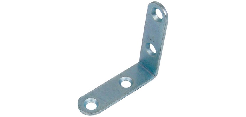 Equerre chaise têtes rondes - zingué blanc - 15 x 2 x 40 mm - sachet de 25