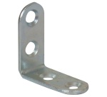Equerre chaise têtes rondes - zingué blanc - 15 x 2 x 60 mm - sachet de 25