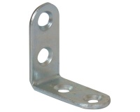 Equerre chaise têtes rondes - zingué blanc - 15 x 2 x 60 mm - sachet de 25