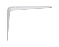 Console emboutie acier - L : 150 mm - H : 125 mm - blanc
